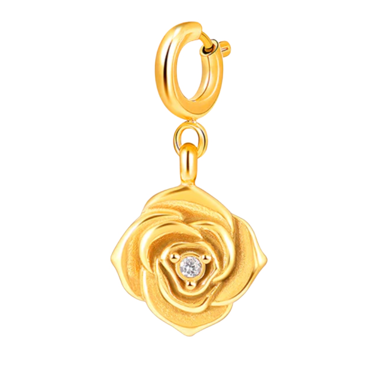 FLOWER Charm Gold