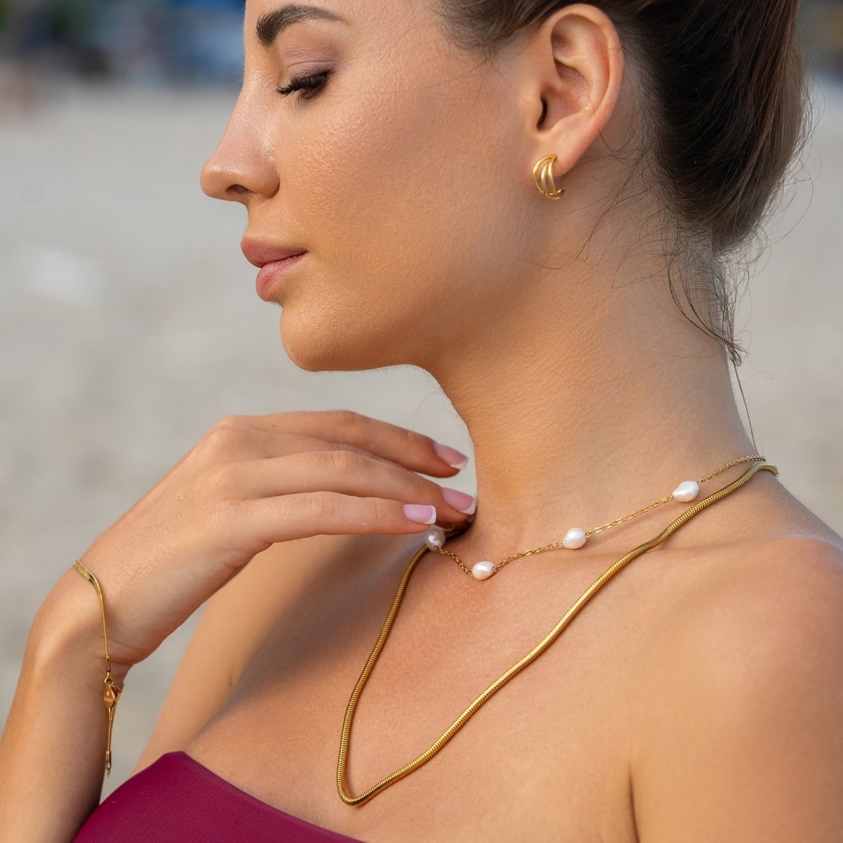 KIRA Halskette Gold