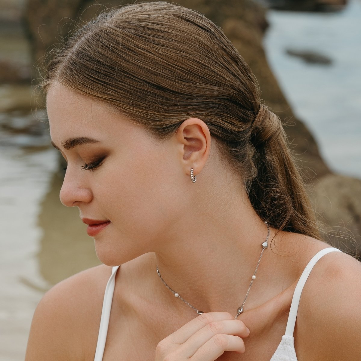 ELLE Halskette Silber