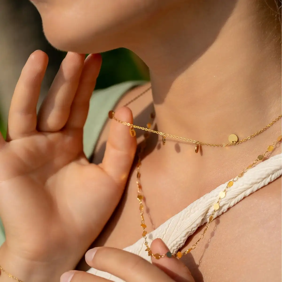 NIVA Halskette Gold