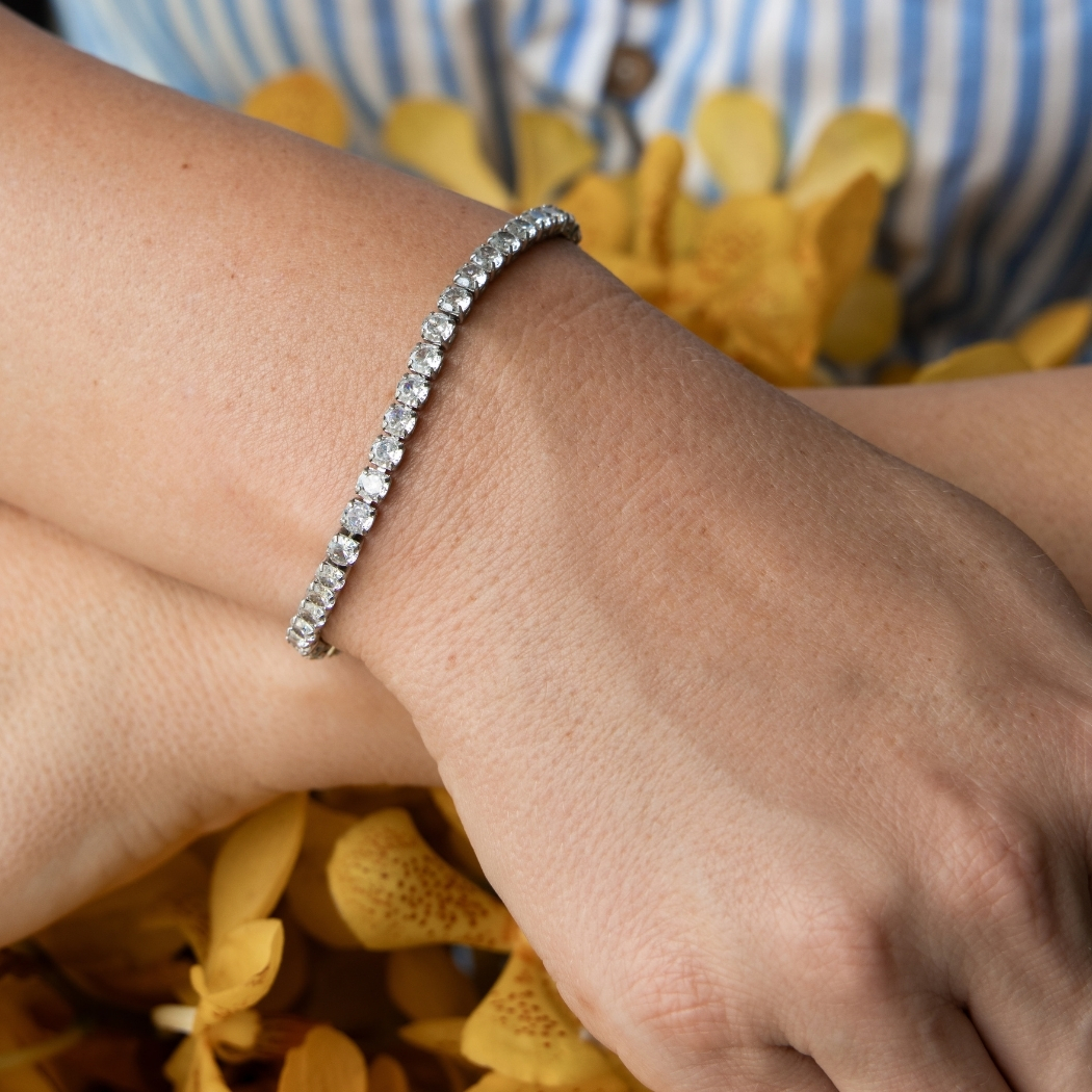 STELLA Armband Silber (wasserfest)