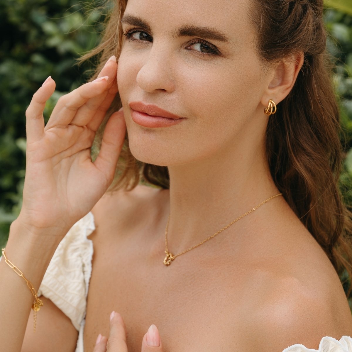 NILA Halskette Gold