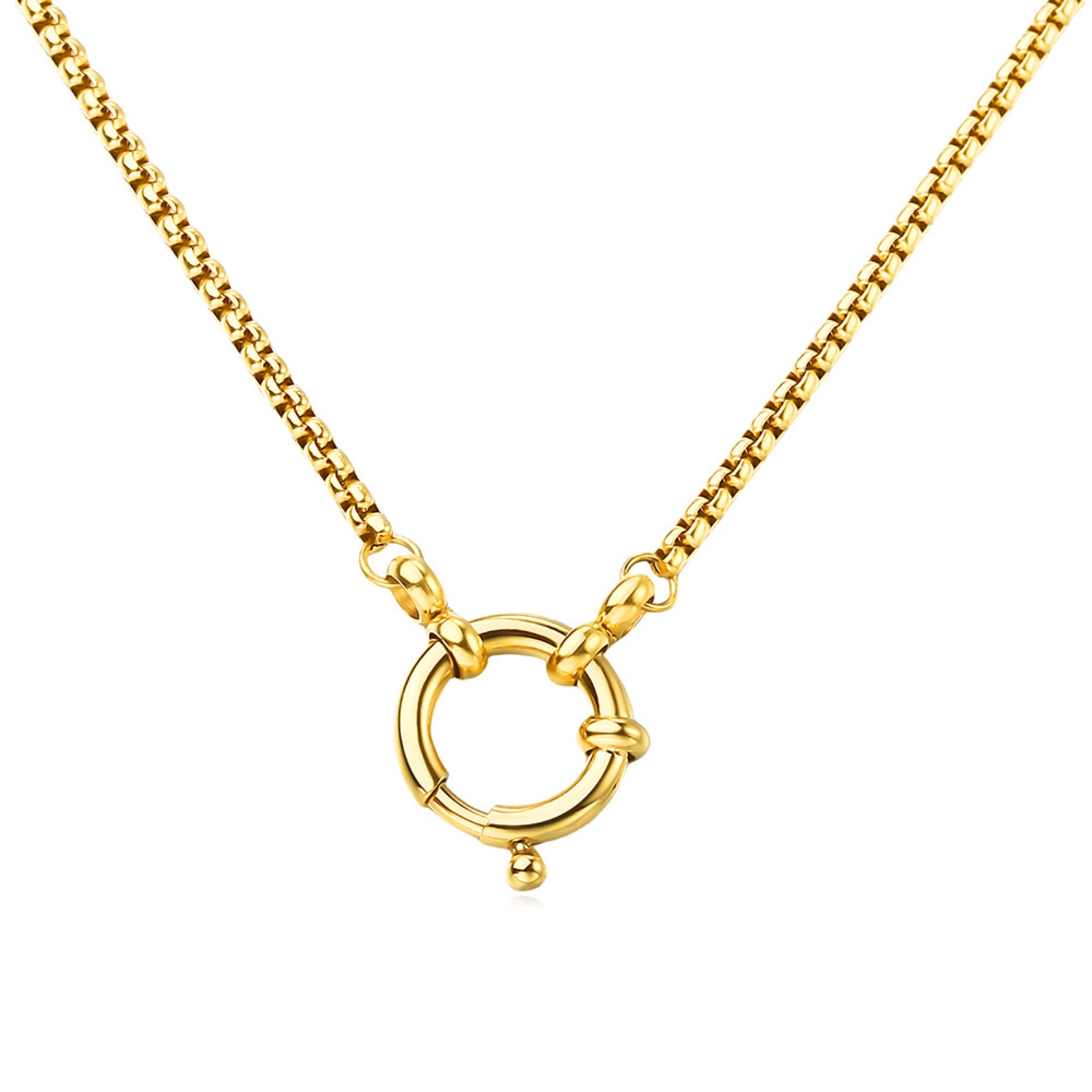 NILA Halskette Gold