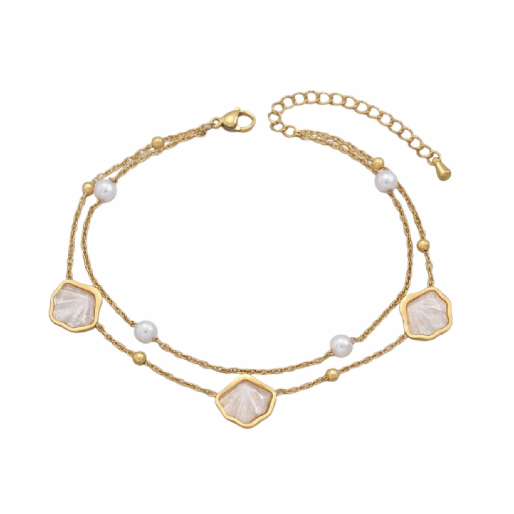 CECILIA Fusskettchen Gold