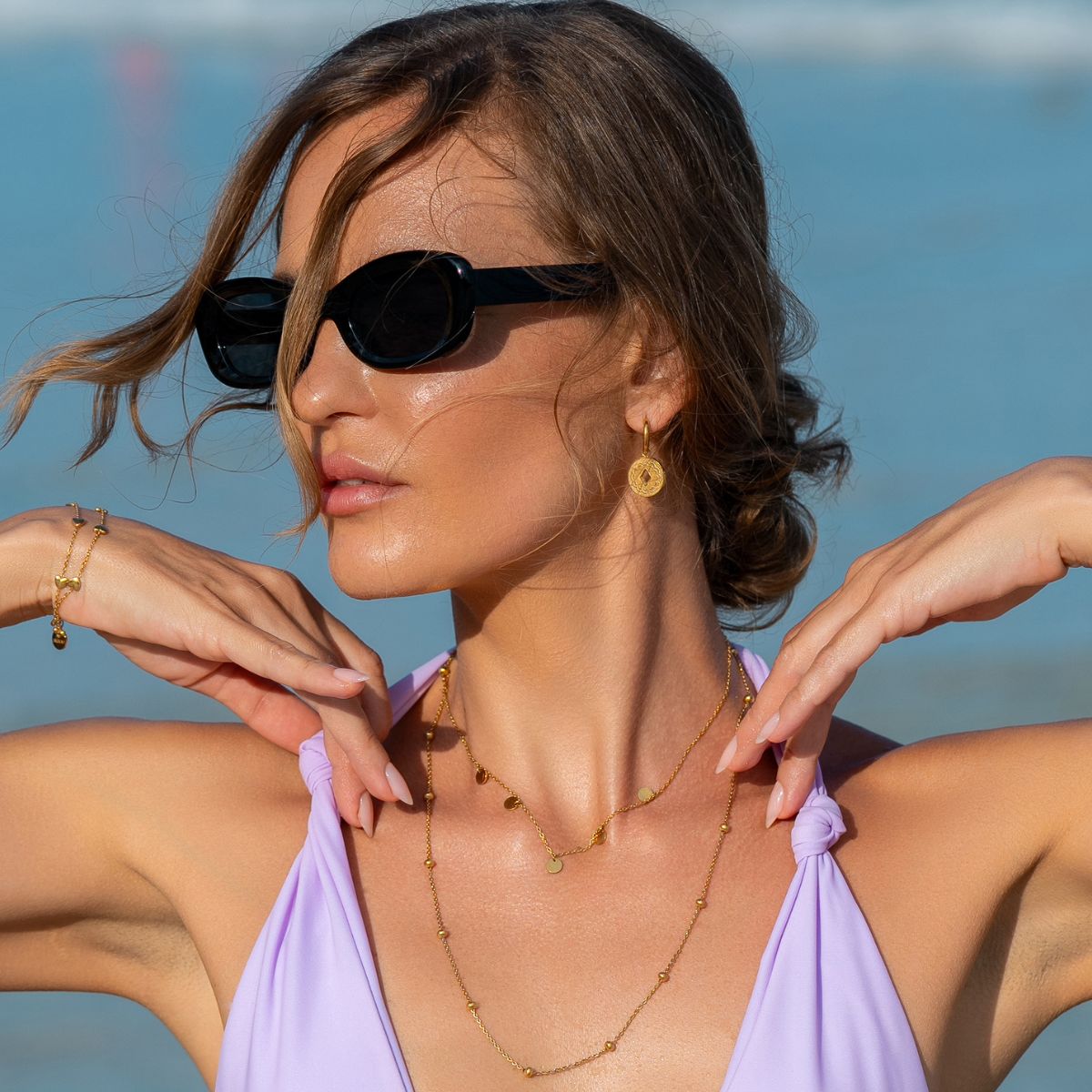 ZANA Ohrring Gold