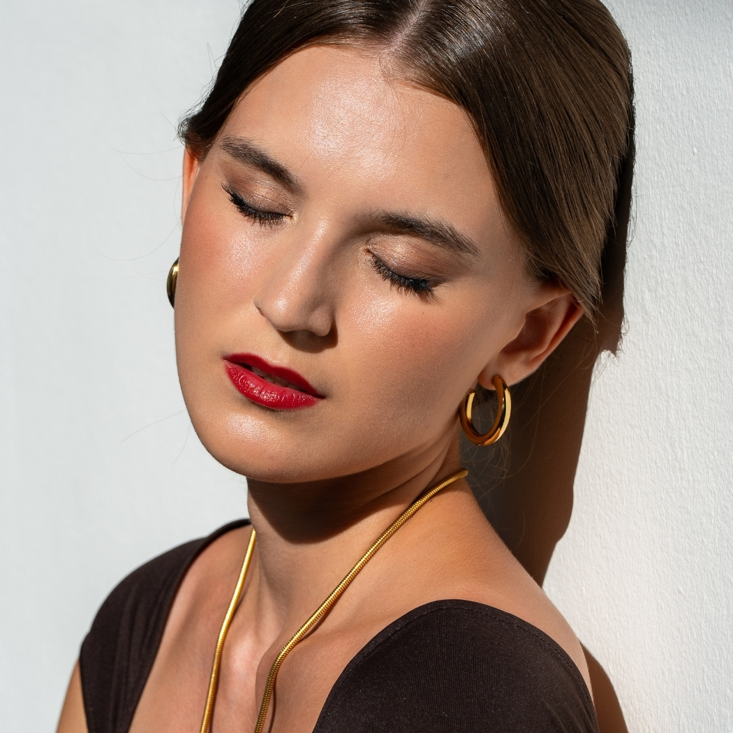 MIA Earring Gold 3 cm